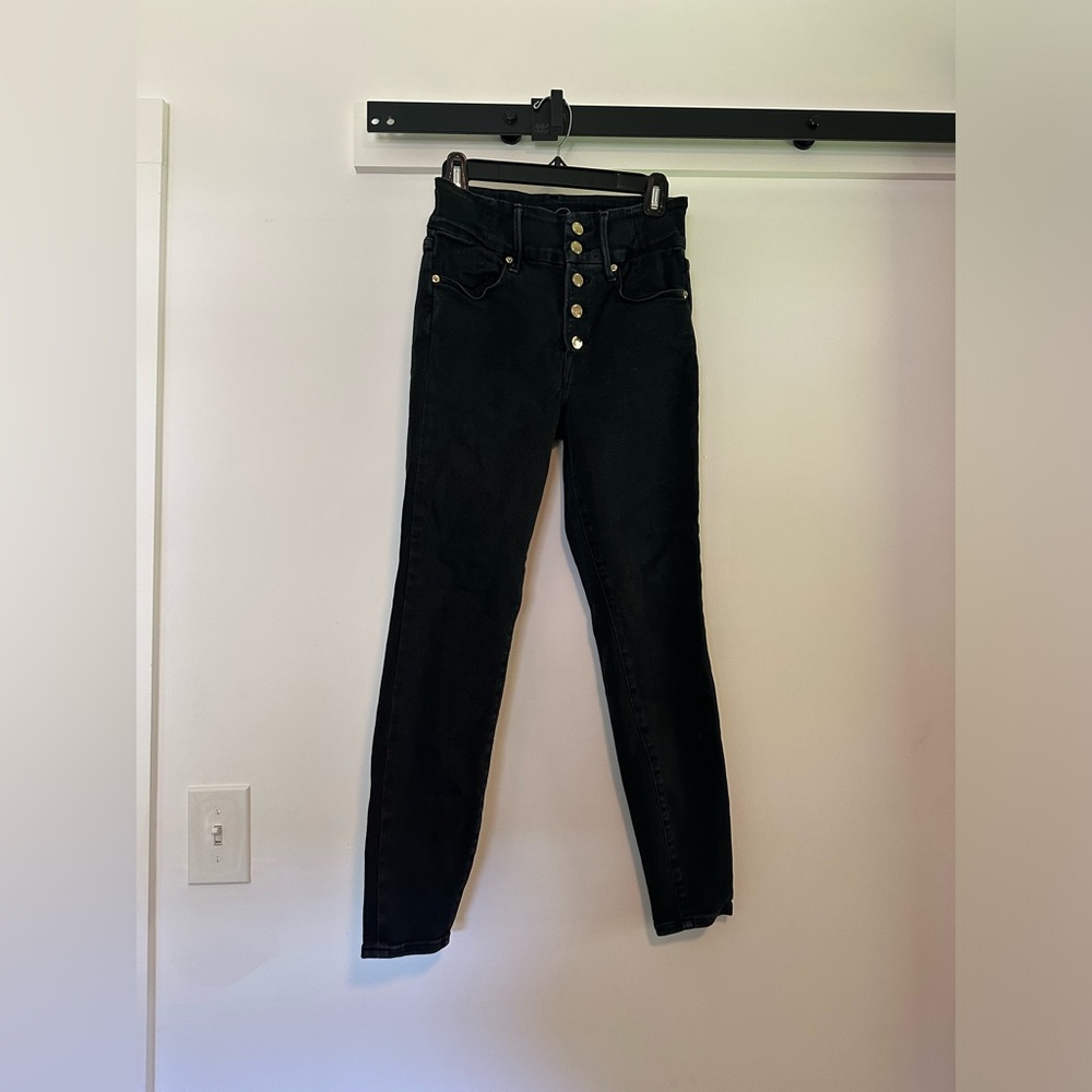 Black Good American Skinny Jeans